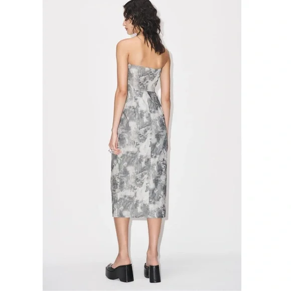 NEW! Zara Printed Cargo Dress with pockets - Picture 5 of 15